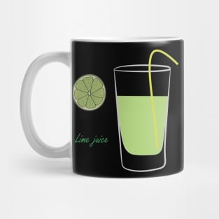 Fruit juice. Mug